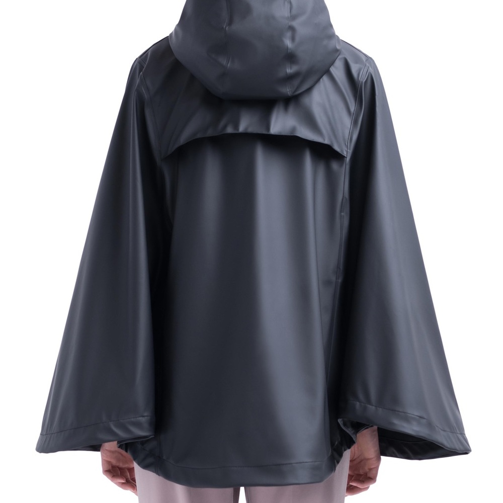 Herschel Supply Company Black Hooded Rain Cape - Picture 11 of 11